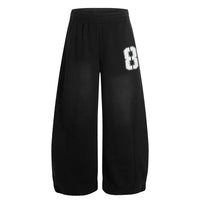 Essentials Varsity Blue Baggy Sweatpants Joggers Trousers — vista posteriore