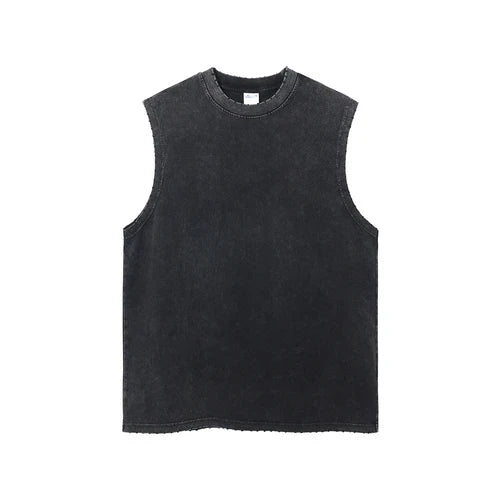 Essentials Washed Tank Top — dettaglio della stampa