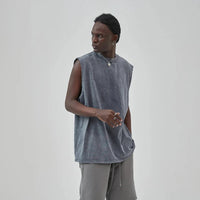 Essentials Washed Tank Top — vista laterale