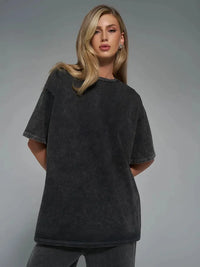 Essentials Wax Print T Shirt — vista laterale