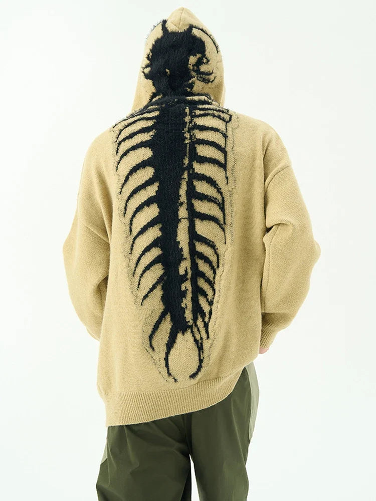 Exoskeleton Hoodie — vista laterale