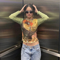 Fairycore Mesh Long Sleeve Top — in alternativa