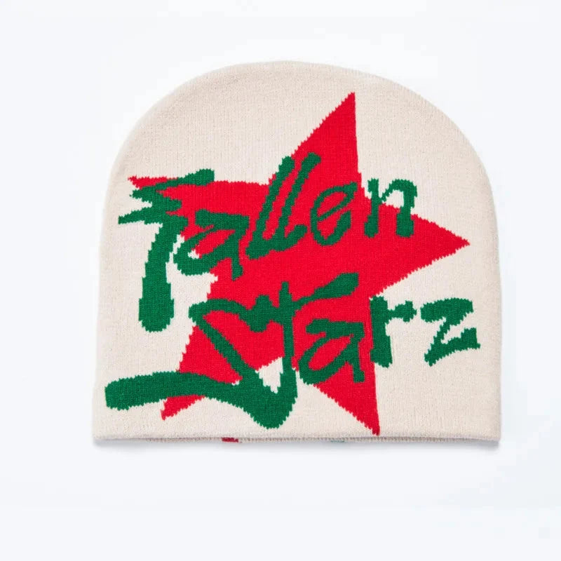 Fallen Starz Beanie — dettaglio della stampa