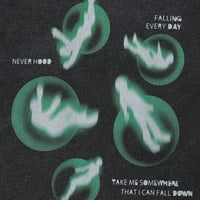 "Falling" Graphic Baggy T Shirt — dettaglio