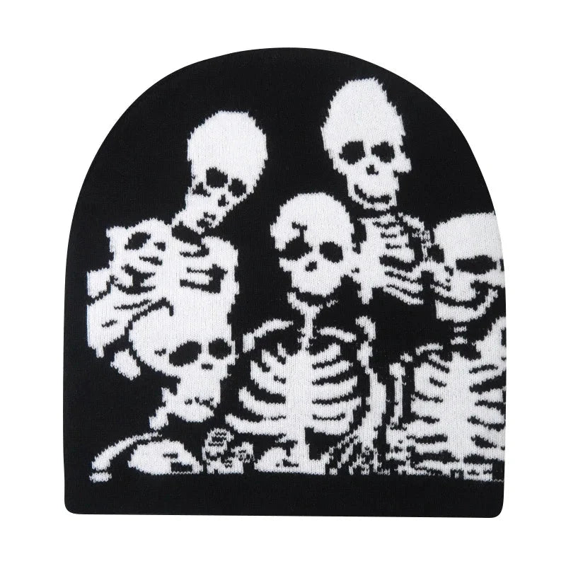 Family Affair Skeleton Beanie — vista posteriore