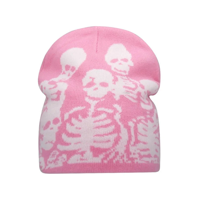 Family Affair Skeleton Beanie — vista laterale