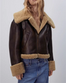 Y2K Faux Fur Leather Jacket