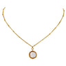 Y2K Faux Pearl Pendant Necklace