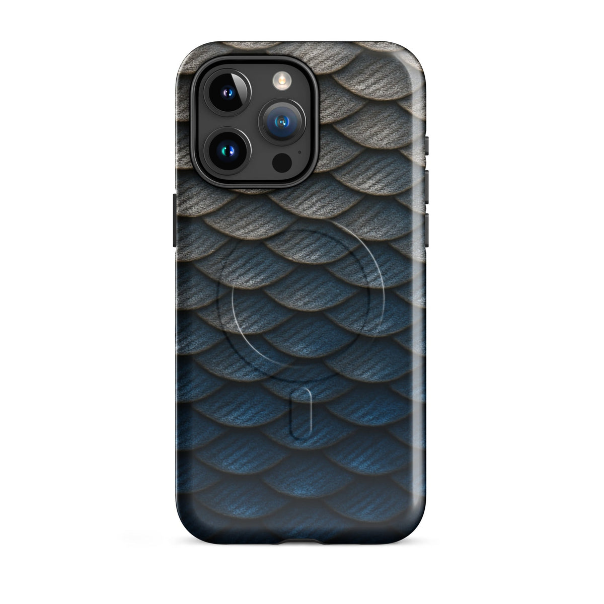 Fish Scale MagSafe Case — dettaglio del tessuto
