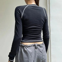 Fitted Long Sleeved Top — dettaglio