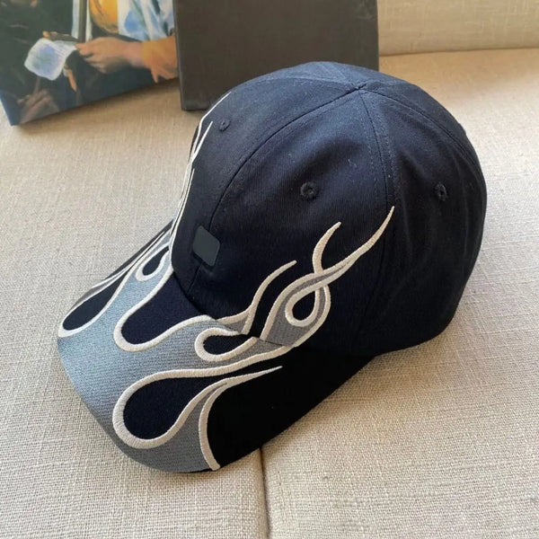 Y2K Flame Baseball Cap