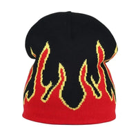 Flame Beanie — dettaglio della stampa