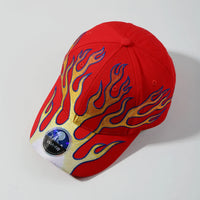 Flame Embroidered Baseball Cap — dettaglio