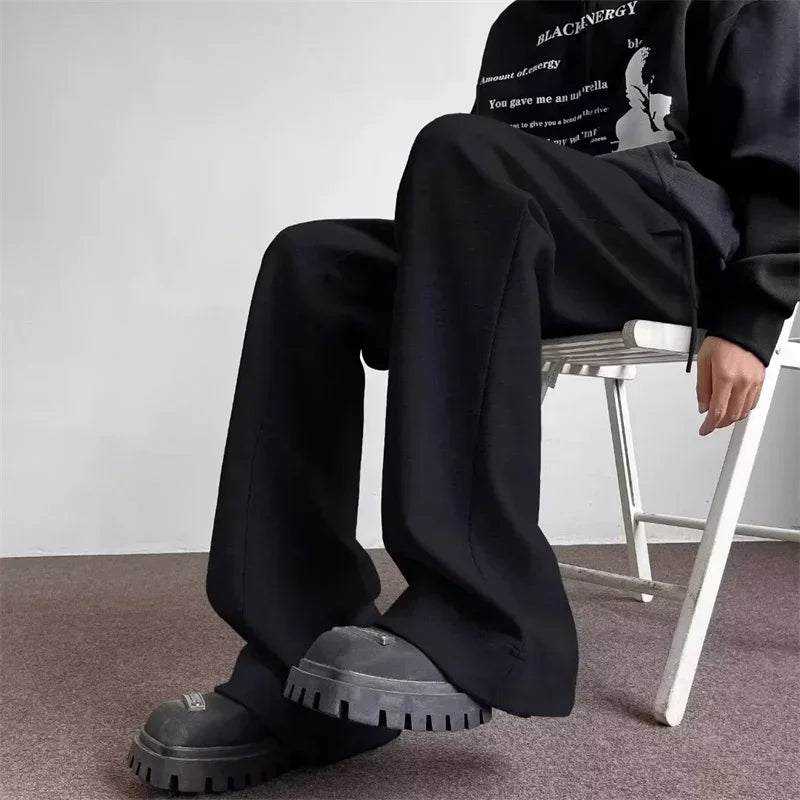 Flared Sweatpants Jogger Trousers — vista laterale