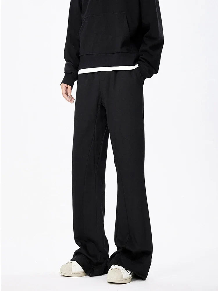 Flared Sweatpants Jogger Trousers — vista posteriore