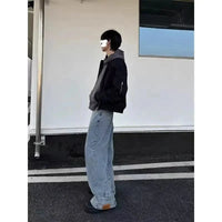 Flipped Denim Jeans — dettaglio della stampa