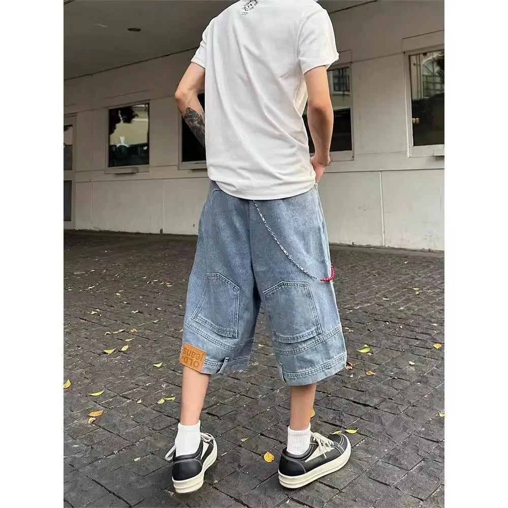 Flipped Denim Shorts Jorts — in alternativa