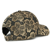 Floral All Over Graphic Baseball Cap — dettaglio del tessuto