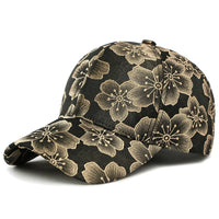 Floral All Over Graphic Baseball Cap — dettaglio della stampa