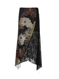 Floral Low Waist Flowy Midi Skirt — in alternativa