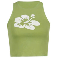 Floral Tank Top — vista posteriore