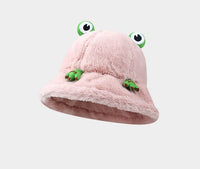 Fluffy Frog Bucket Hat — dettaglio della stampa
