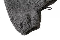 Fluffy Zip Up Fleece Jacket — vista posteriore