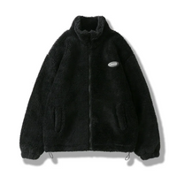 Fluffy Zip Up Fleece Jacket — vista laterale