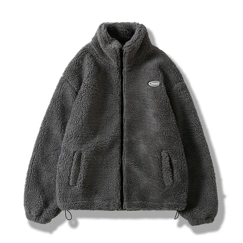 Fluffy Zip Up Fleece Jacket — dettaglio del tessuto