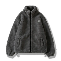 Fluffy Zip Up Fleece Jacket — dettaglio del tessuto
