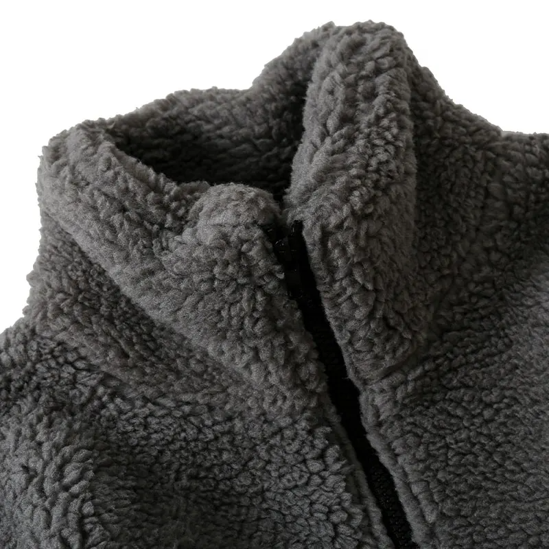 Fluffy Zip Up Fleece Jacket — vista completa