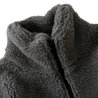Fluffy Zip Up Fleece Jacket — vista completa