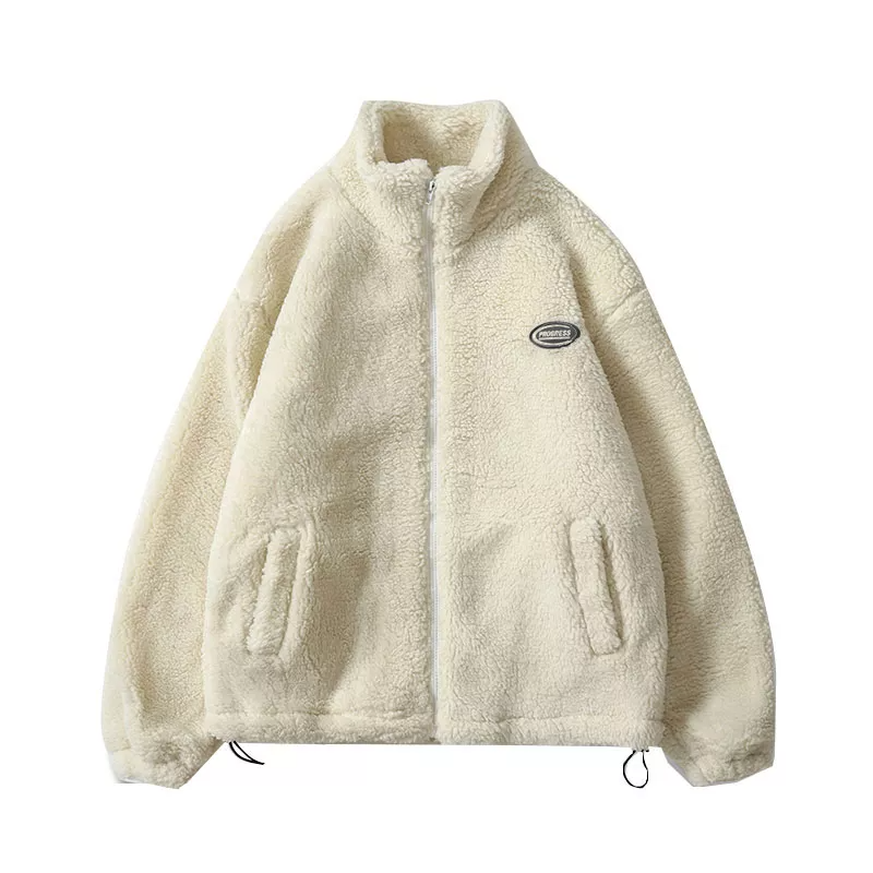Fluffy Zip Up Fleece Jacket — dettaglio della stampa