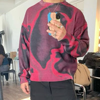 For The Night Graphic Knit Sweater — dettaglio della stampa