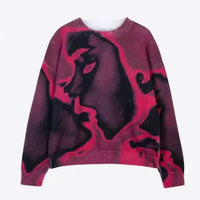 For The Night Graphic Knit Sweater — vista frontale