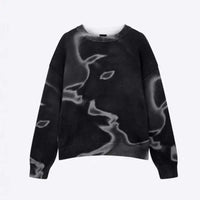 For The Night Graphic Knit Sweater — vista posteriore