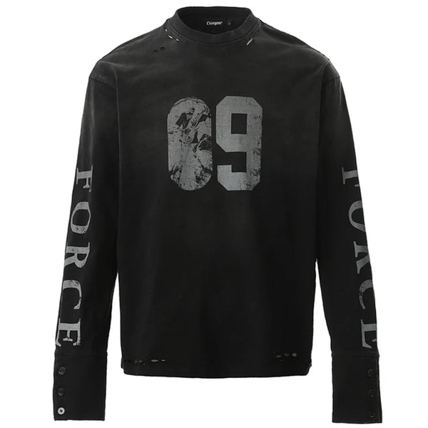 Force Graphic Long Sleeve Top — vista frontale