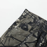 Forest Camo Baggy Jeans — vista laterale