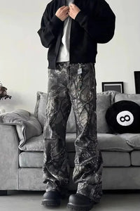 Forest Camo Baggy Jeans — dettaglio
