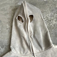 Full Zip Up Eye Holes Hoodie — in alternativa
