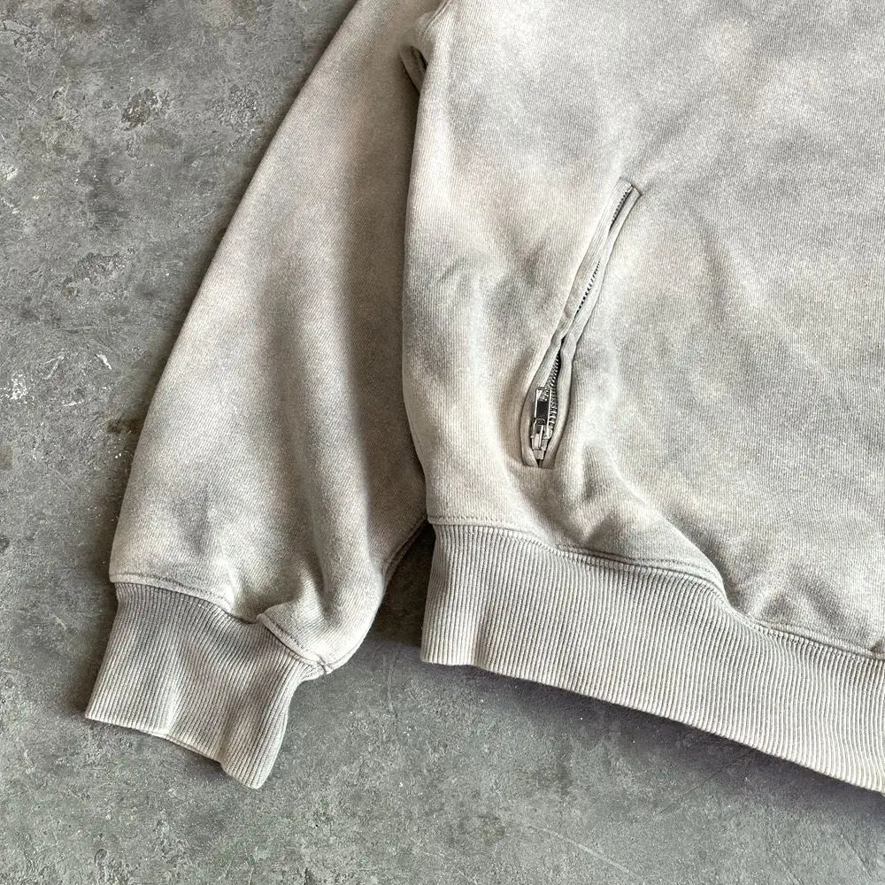 Full Zip Up Eye Holes Hoodie — vista laterale