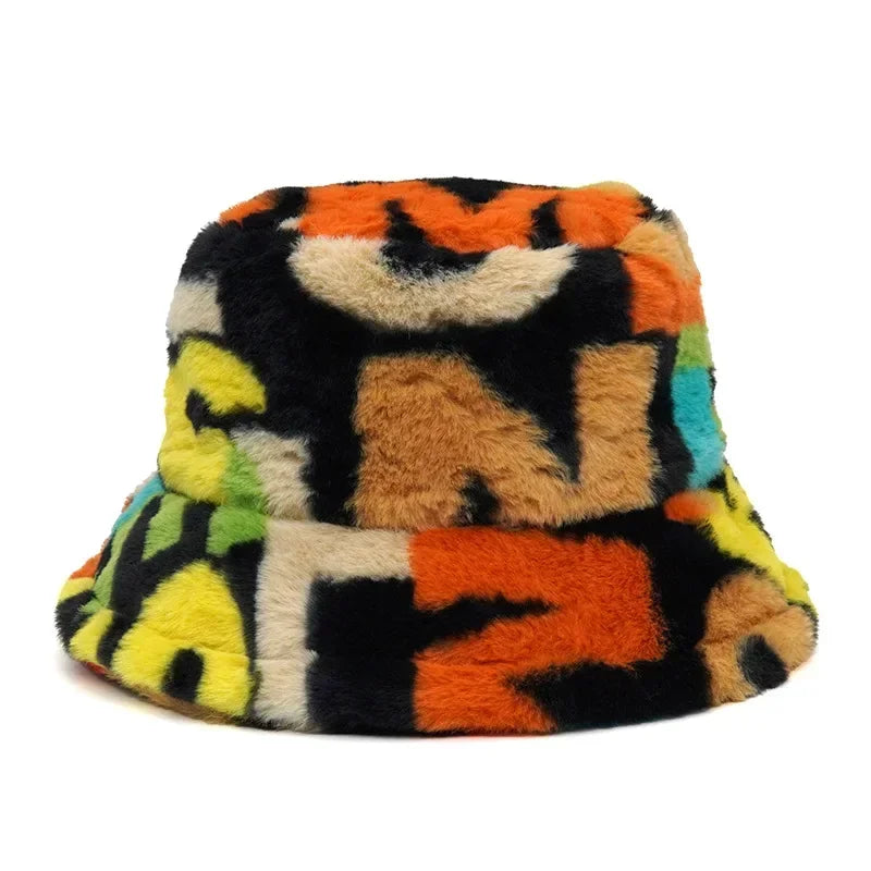 Y2K Funky Fluffy Bucket Hat