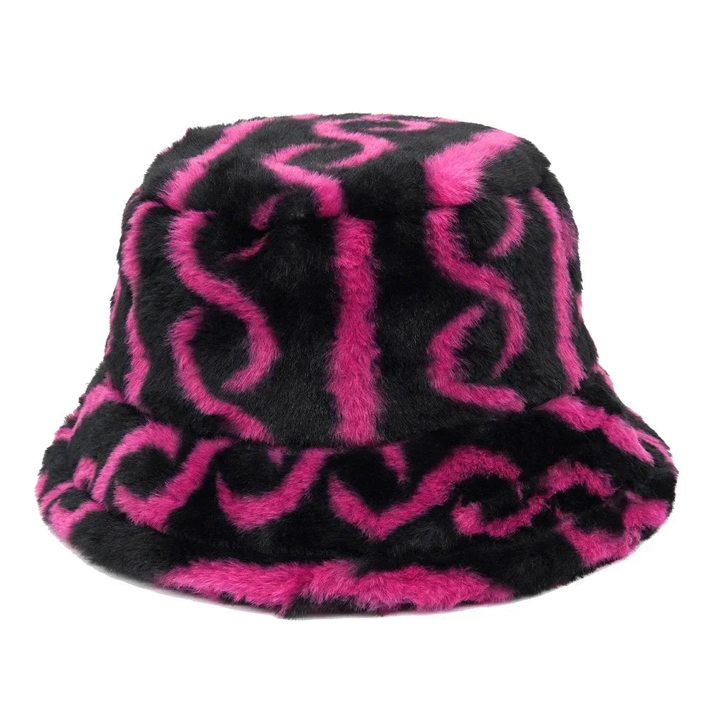 Funky Fluffy Bucket Hat — vista laterale