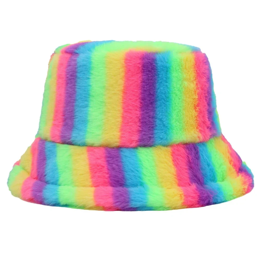 Y2K Funky Fluffy Bucket Hat