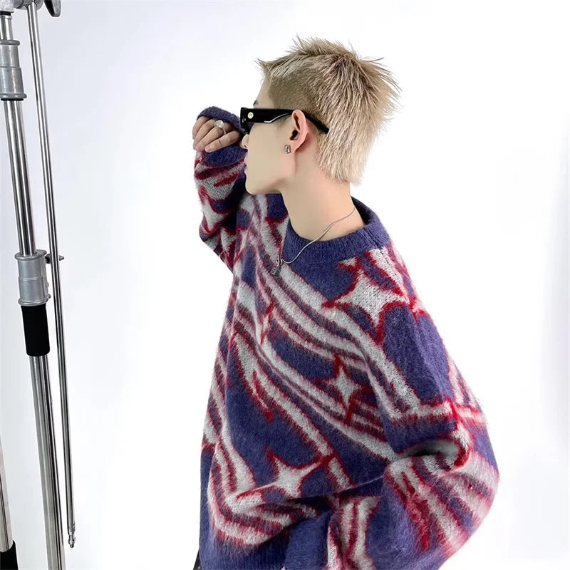 Galaxy Knitted Jumper Sweater — in alternativa