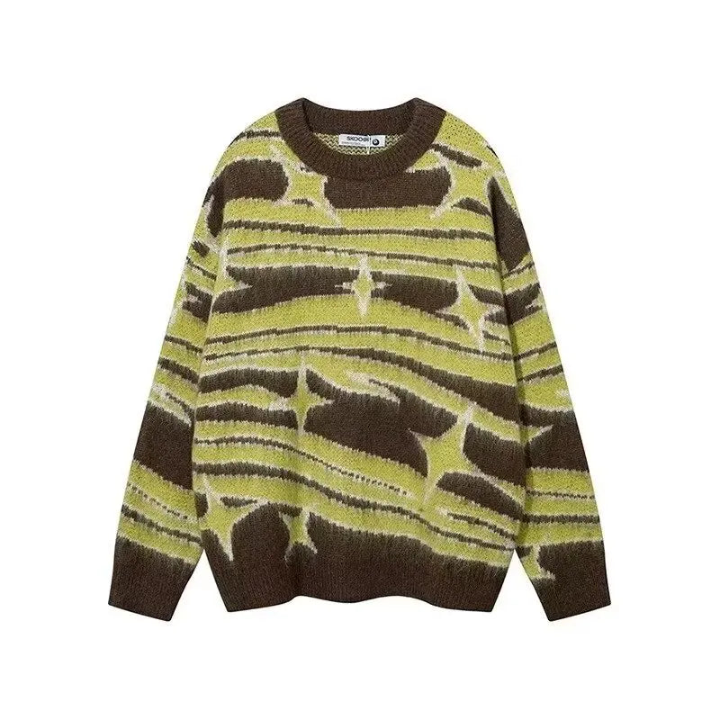 Galaxy Knitted Jumper Sweater — vista frontale