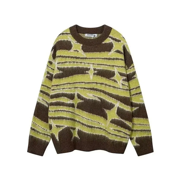 Galaxy Knitted Jumper Sweater — vista frontale
