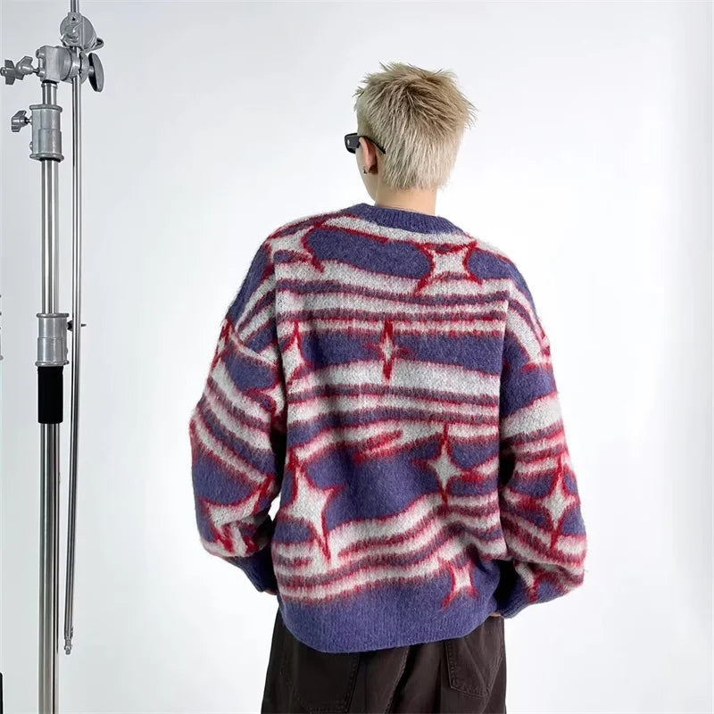 Galaxy Knitted Jumper Sweater — dettaglio della stampa