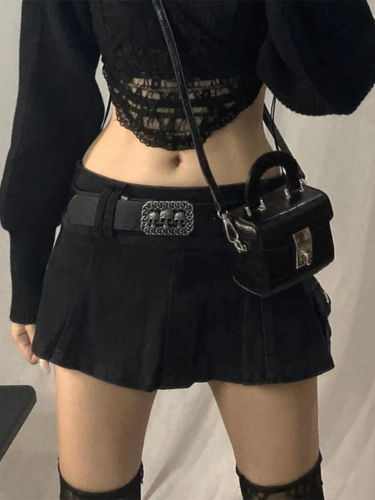 Gothic Low Waist Micro Mini Skirt — dettaglio della stampa