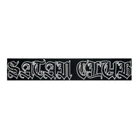 Gothic 'Satan Club' Graphic Scarf — vista frontale